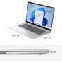 HP Envy x360 Convert 15-es2501dx 2-in-1 Laptop, Intel Core i7-1260P, 512GB SSD, 16GB RAM, 15.6 Inch, FHD IPS 250 nits MultiTouch, Intel Iris Xe Graphics, Windows 11, Natural Silver Aluminum