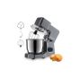 Sokany Kitchen Master Stand Mixer, 1500 Watt, Black and Silver- SK-270