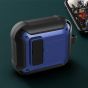 Soft TPU PC Armor with Lock Cases Shockproof For Apple Airpods Pro (Black, Navy)