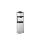 Grand Pro Hot, Cold and Normal Water Dispenser with Refrigerator, 3 Taps, Silver - WDS-320WC