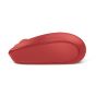 Microsoft Wireless Mobile Mouse 1850, Red- U7Z-00031