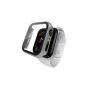 Hyphen Tempered Glass Screen Protector for Apple Watch Series SE and 4 to 6, 40mm, Silver - HAW-SL448608