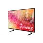 شاشة تلفزيون سامسونج سمارت 75 بوصة بدقة 4K UHD، وتقنية LED مع ريسيفر داخلي - 75DU7000 مع حامل حائط فالكون لتلفزيون 40-70 بوصة، اسود - FP-70  (شامل خدمة التركيب)