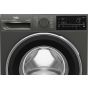 Beko Front Load Inverter Washing Machine, 12KG, Manhattan Grey - B3WFU51240MCI