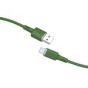 كابل USB-A الى USB-C اسفاست للشحن ونقل البيانات، 1.2 متر، اخضر - C2-04