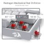 Redragon Fizz Wired Gaming Keyboard, White and Grey - K617