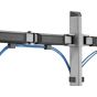 ADAKAT Dual Monitor Stand, 17-32 Inch - Black