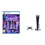 Sony PlayStation 5, 1 Wireless Controller, White - CFI-1016A01 MEE, with Gotham Knights for PlayStation 5