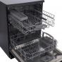 Bosch Series 2 Freestanding Dishwasher, 12 Persons, Black - SMS25AB00V, with Meat Grinder, 1600 Watt, Black and White - MFW3612A