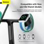 Baseus 3-in-1 Wireless Magnetic Charging Stand, 20 Watt, 1 USB-C Port, Black - WXTE000101​