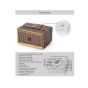Kisonli Wireless Speaker, Brown- G1