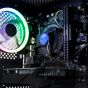 كمبيوتر جيمنج فيرس RGB 200040، انتل كور i5 12400، هارد 500 جيجا HDD، رام 16 جيجا، كارت انتل جرافيكس، دوس - اسود 