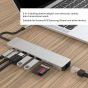 USB Type C 8 in 1 Hub - Grey