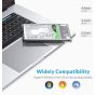 حافظة هارد درايف خارجي كول كولد لهارد HDD وSSD مقاس 2.5 بوصة - شفاف