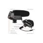 Boya BY-VM600 Cardioid Directional Condenser Microphone, Black - LU-D4782