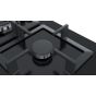 Bosch Serie 6 Gas Built-In Hob, 5 Burners, Black - PPQ7A6B20