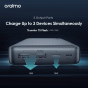 Oraimo Traveler 15 Flash Power Bank, 20000mAh, 3 Ports, Black - OPB-1200 