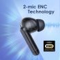 Oraimo Freepods Lite Earbuds with Noise Cancellation, Black - OTW-330