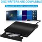 KENGDUDU External DVD Drive, USB 3.0 - Black