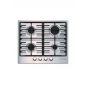 Ecomatic Built-in Gas Hob, 60 cm, 4 Burners, Stainless Steel - S603BC, Built-in Gas Oven, 67 Liters, 60 Cm, Stainless Steel - G6404T