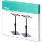 Stagg Desktop Studio Monitor Stand, 2 Pieces, Silver - SMOS-05 SET