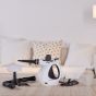 Solac Steam Jet 2.1 Handheld Steam Cleaner, 1050 Watt, Black and White - LV1301