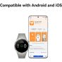Huawei Watch GT 4, Silver Case- Black Strap