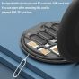 محول USB يسيملا، 29 سم، اسود - HLH-1218