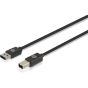 HP Printer Cable USB-B to USB-A, Black, 1.5m - HP039GBBLK1.5TW