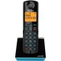Alcatel Cordless Telephone, Black and Blue - S250