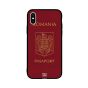 Romania Passport Printed Back Cover for Apple iPhone XS Max