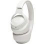 JBL Tune Wireless Over Ear Headphones, White - 750BTNC