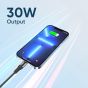 كابل USB-C الى لايتنينج فيدفي، 30 وات، 1 متر، ابيض - CB4038C&i 