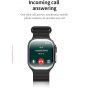 W&O X10 Pro 3 Smart Watch, 1.5 Inch - Black Case and Strap