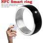 خاتم سمارت NFC مقاوم للمياه ليني ان للاندرويد، مقاس 18 - اسود