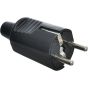G-Power Rocket Male Plug, 16A, Black - GP129
