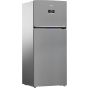 Beko No-Frost Refrigerator, 406 Liters, Inverter, Silver - RDNE455M20XBIDS