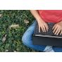 Logitech Universal Folio Case with Integrated Bluetooth Keyboard and Stylus Pen for 9 to 10 Inch Tablets - Black