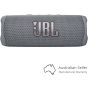 JBL Flip 6 Bluetooth Speaker, Gray - JBLFLIP6GREY