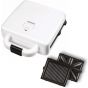 Kenwood 2 in 1 Sandwich Maker, 1300 Watt, White Black - SMP94
