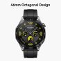 Huawei Watch GT 4, Silver Case- Black Strap