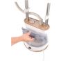 Black+Decker Garment Steamer, 1.5 Liter, 2400 Wattt, White- GST2400-B5