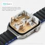 Kieslect KS2 Smart Watch - Steel Case and Black Strap