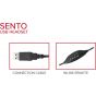 Speedlink Sento Wired Headphones, Black - 870100-BK