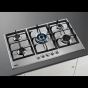 Zanussi Gas Built-In Hob, 5 Burners, Stainless Steel-  ZGH96524XS