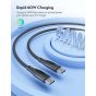 RAVPower USB-C Cable, 1.2 Meters, Black - RP-CB1029 