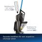 Bissell CrossWave C6 Bagless Vacuum Cleaner, 250 Watt, Black - 3566N 