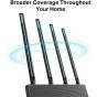 TP-Link Wireless Router, Black - Archer C80
