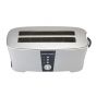 Black + Decker Cool Touch Toaster, 4 Slices, 1350 Watt, White - ET124