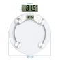 Digital Body Weighing Scale, 180KG - Transparent